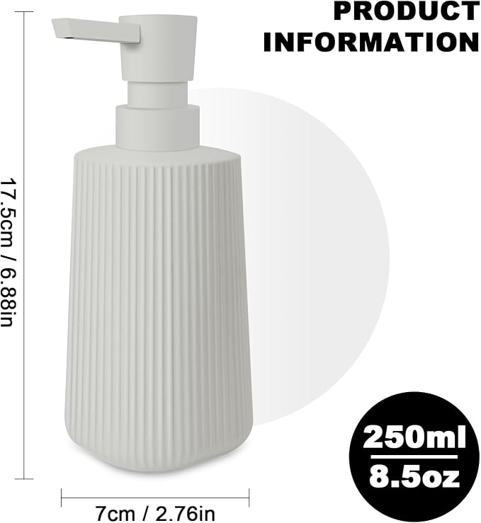 2 Pack Glass Small Soap Dispenser - Image 2