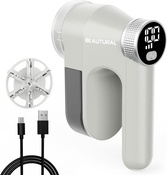 BEAUTURAL Fabric Shaver, Rechargeable Lint Remover by BEAUTURAL