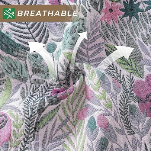 Cotton Vintage Flower Dish Towels, 16x15 Inch - Image 3