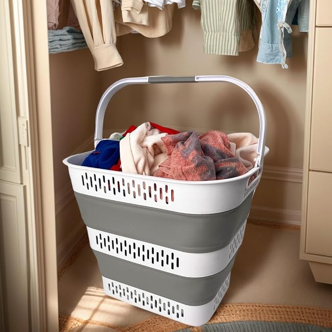 SAMMART 38L Collapsible Laundry Basket - Image 4