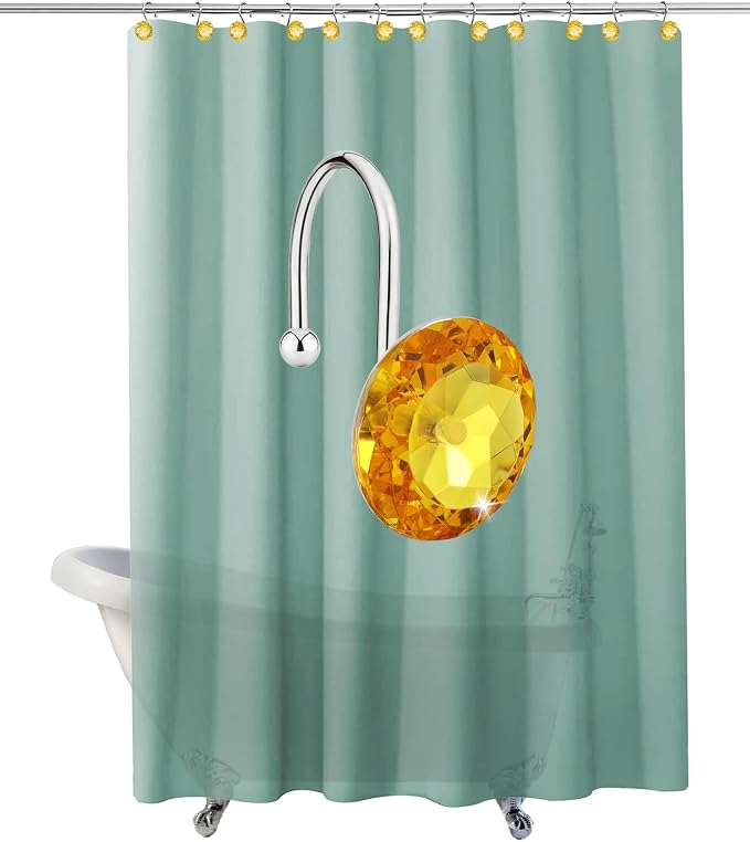 12PCS Stainless Steel Shower Curtain Hooks Rings - Image 5