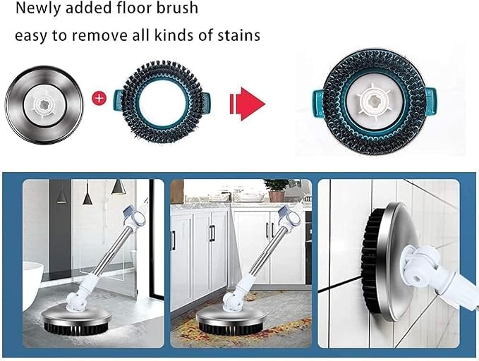 Michao Spin Mop Bucket Deluxe 360 Spinning Floor Cleaning System - Image 8