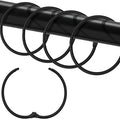 Shower Curtain Hooks Rings, Glide Smoothly Round Shower Rings by LULARINE
