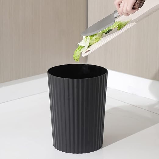 JiatuA Small Trash Can Plastic Wastebasket Round Garbage Container Bin - Image 6