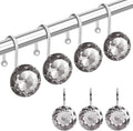 24PCS Shower Curtain Hooks Rings by Yapicoco