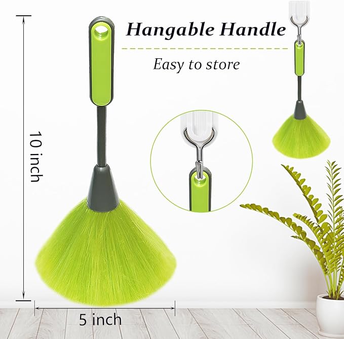 4 Pack 10" Small Microfiber Duster, Delicate Fluffy Microfiber Feather Duster - Image 3
