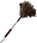 Extendable Ostrich Feather Duster 26-55 Inch, Natural Cleaning Duster by Greenfeather