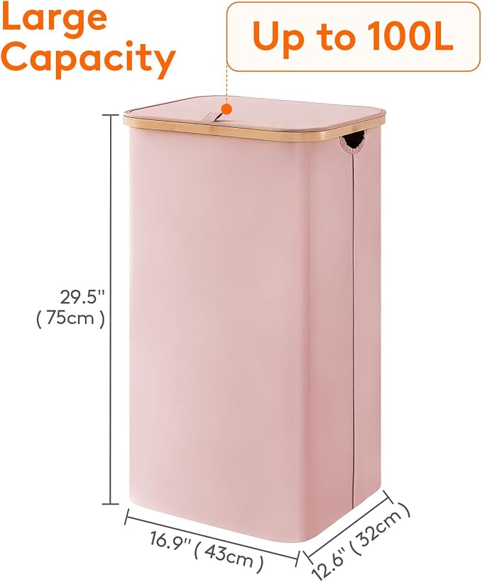 Lifewit 105L Laundry Basket - Image 3