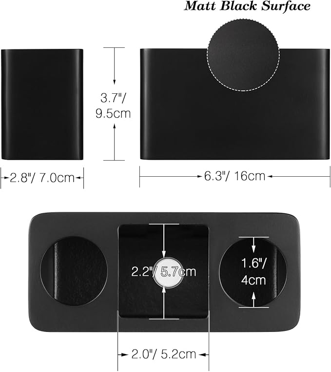 Luxspire Toothbrush Holder, 3 Slots, Toothbrush and Toothpaste Holder, Bathroom - Image 4