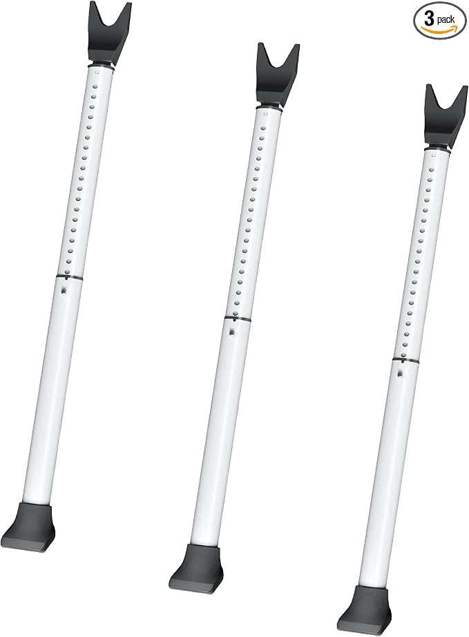 AceMining Upgraded Door Security Bar & Sliding Patio Bar, Heavy Duty Stoppers by AceMining