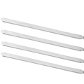 (Set of 4) 20 inch Stainless Steel Steam Table Adapter Bars – Hotel Pan Divider for Full & Fractional Size Pans, Commercial Food Service Use (4, 21 inches Long)