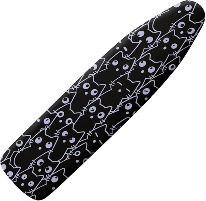 Funny Cats Print Ironing Board Cover Soft Ironing Board Cover, Non Stick Scorch by PJHEQOXE