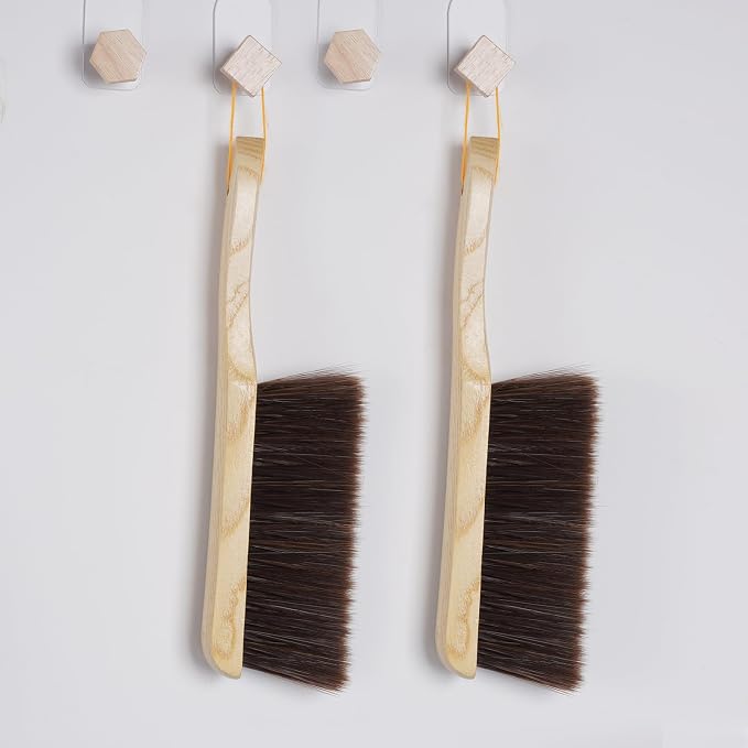 Rbenxia Wooden Handle Bench Brushes Soft Household Dust Cleaning Brushes | Soft - Image 7