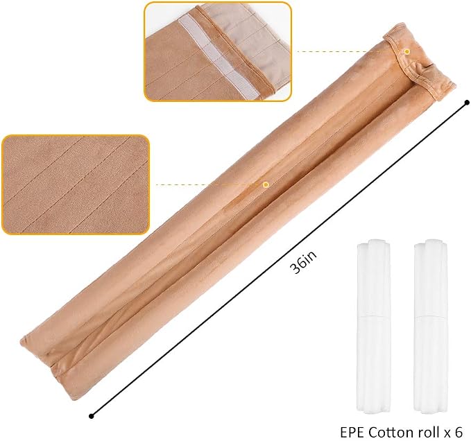 36 Inch Under Door Stopper, Door Noise Blocker | Double Sided Door Stopper - Image 2