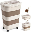 ZOMISIA 40-50lbs Dog Food Storage Container, Large Capacity Collapsible by Zomisia
