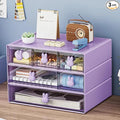 Marbrasse Desk Organizer with 6 Drawers, 3 Tier Stackable Storage Drawers by Marbrasse