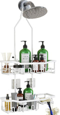 Upgraded Extended Length Shower Organizer by Joqixon
