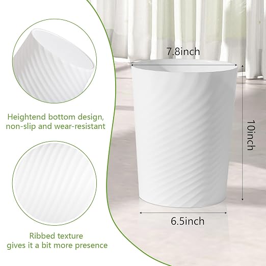 UUJOLY Small Bathroom Trash Can - Image 2