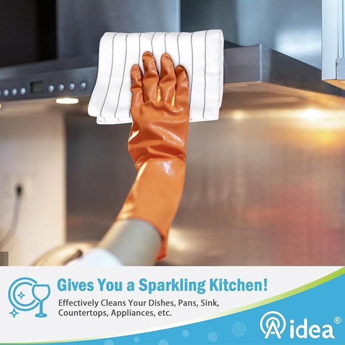 AIDEA Microfiber Kitchen Towels-8PK, Super Soft and Absorbent Dish Towels - Image 4
