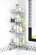 Aitatty Floor Standing Corner Shower Caddy by Aitatty