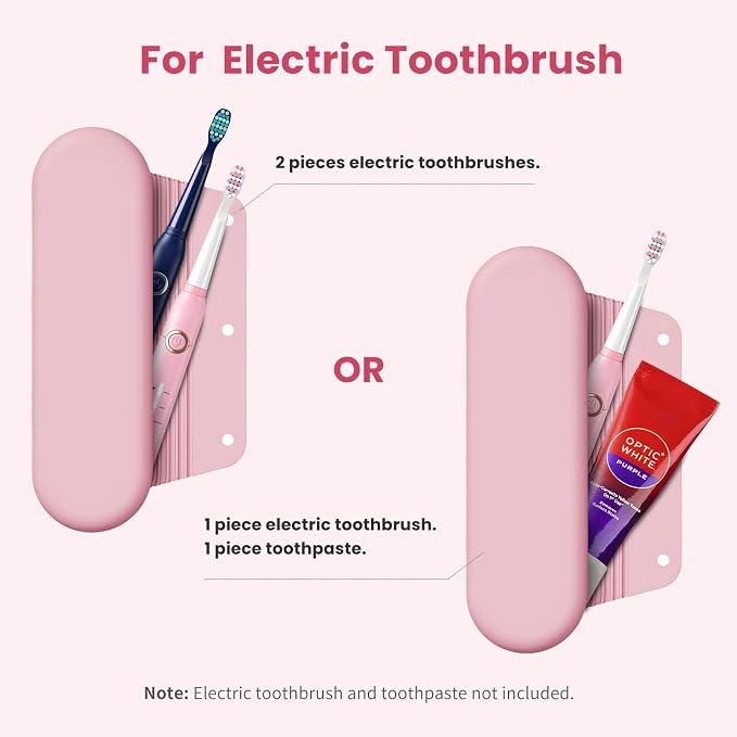 Silicone Electric Toothbrush Travel Case, Manual Toothbrush Travel Cover - Image 2
