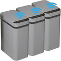 3 PACK - Small Trash Can with Lid by Yatmung