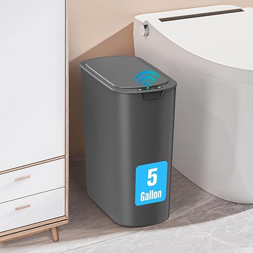 Cesun 5 Gallon Automatic Bathroom Trash Can by Cesun