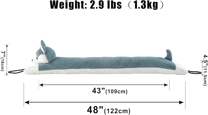 Under Door Draft Stopper Decorative Wind Stopper 48 inch - Image 2