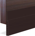 Huge Gap Door Draft Stopper, 3.4" W Widened Door Sweep Seal Gap Up to 1.8" by Suptikes