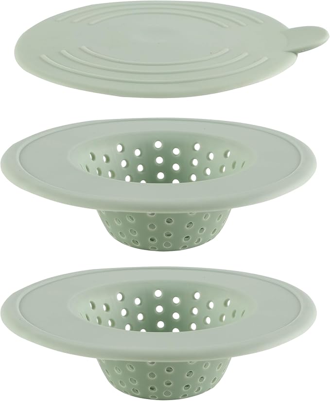 COOK WITH COLOR Kitchen Sink Strainer, Flexible Sink Strainer, Sink Drain by CookwithColor