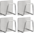 Adhesive Sponge Holder for Kitchen Sink, SUS304 Stainless Steel Scrubber Hanger by Luckyiren