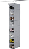 Whitmor Hanging Shoe Organizer, 8 Shelves-Hanging Closet Organizer, Hanging by Whitmor