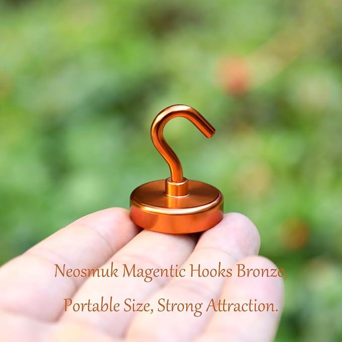 Neosmuk Magnetic Hooks, 85lb Heavy Duty, 10 Pack - Image 3