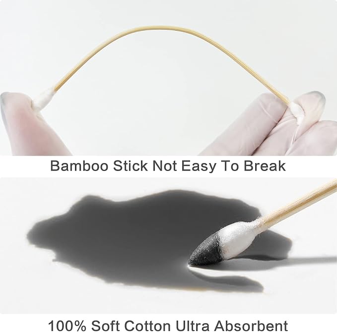 PINGMIC Gun Cleaning Swabs, Precision Cleaning, Pointed Tips - Image 3