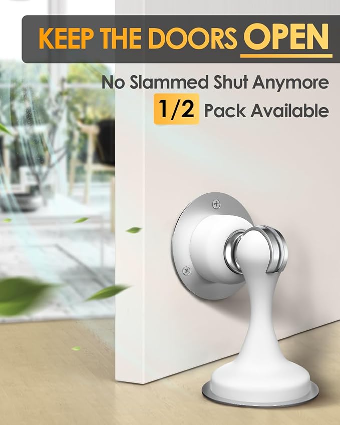 Magnetic Door Stopper Door Catch Door Stop Door Holder Doorstops - Image 2
