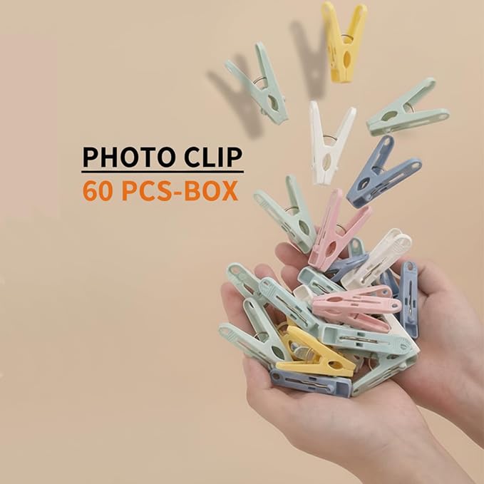 60-Pack Multipurpose Plastic Clothespins - Image 6