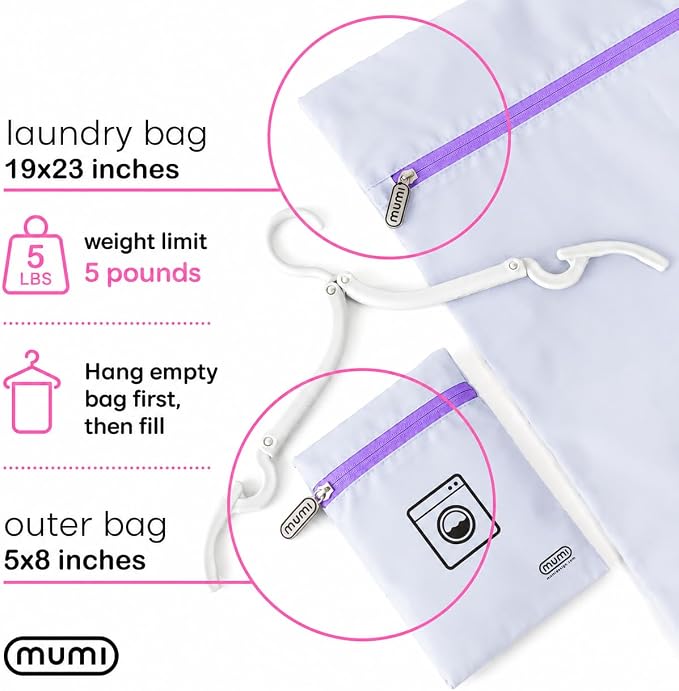 MUMI Smell-Proof Travel Laundry Bag - Image 6