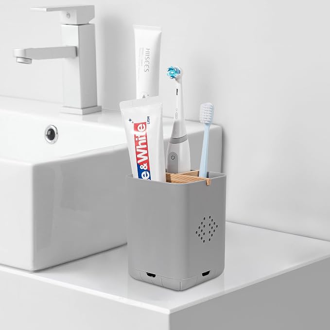 Toothbrush Holders for Bathrooms, Electric Toothbrush Holder, 3 Slot Vanity - Image 2