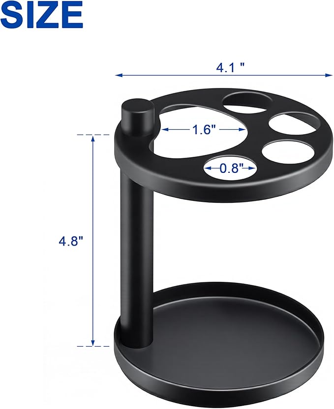 Metal Toothbrush Holder Stand for Bathroom: Stainless Steel Ventilated Organizer - Image 8