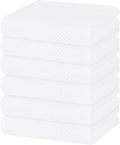 Homaxy 100% Cotton Waffle Weave Kitchen Dish Towels 6-Pack, Ultra Soft by Homaxy
