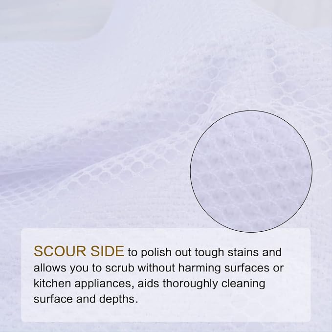 SINLAND Dish Cloth for Washing Dishes Kitchen Washcloth Cleaning Cloth - Image 5