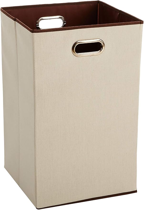 Amazon Basics Rectangular Foldable Laundry Basket Hamper by AmazonBasics