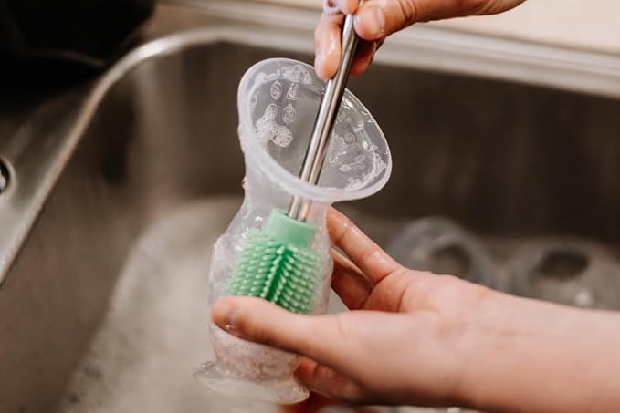 Haakaa Food-Grade Silicone Cleaning Brush Kit 3-Piece | Household Cleaning - Image 9