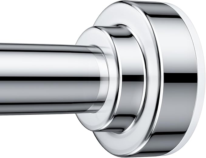 TEECK Shower Curtain Rod, 32-43 inch Adjustable Spring Tension Curtain Rod by HOME