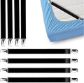 FeelAtHome 8-Piece Black Bed Sheet Clips by FeelAtHome