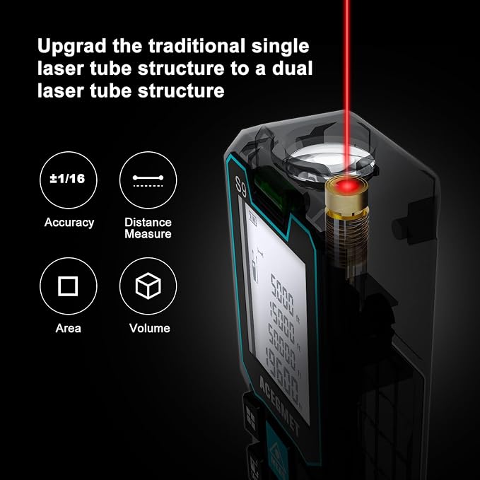 ACEGMET S9 229ft/70m Laser Measuring Tool - Image 3