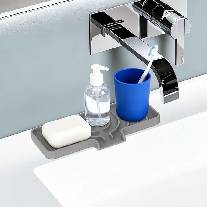 JACZZO Silicone Sponge Holder for Kitchen Sink, Sink Caddy - Image 8