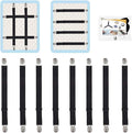 Adjustable Bed Sheet Straps Clips, Elastic Mattress Sheet Fasteners Holder and by QoeCycth
