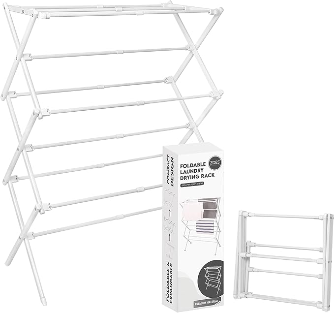 ZOES HOMEWARE 2026 Enhanced Clothes Drying Rack | Foldable Drying Rack Clothing by ZOESHOMEWARE
