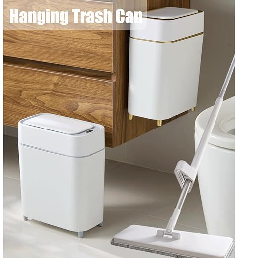 2-Pack - Bathroom Trash Can Automatic Touchless - Motion Sensor Garbage Can | 2 - Image 3
